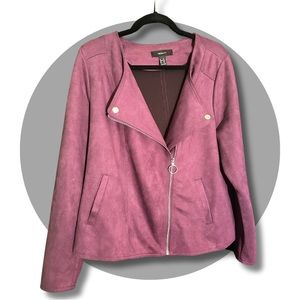 Forever 21 Biker Jacket Purple